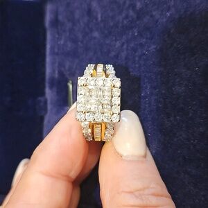 Costume Diamond Ring in Gold